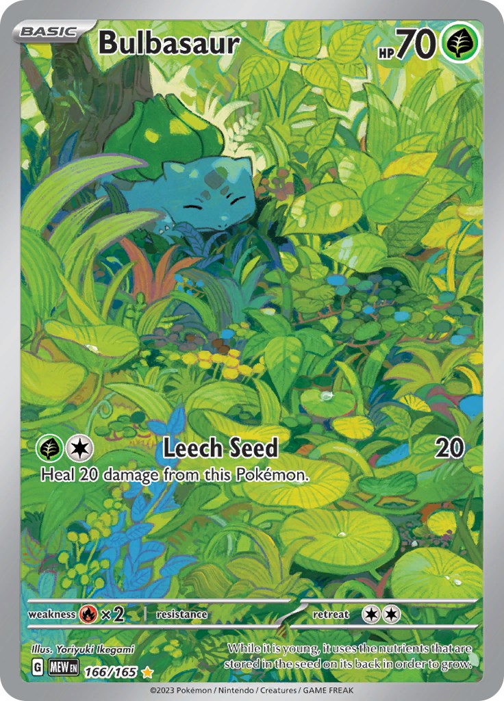 Bulbasaur - 166/165 - SV: Scarlet & Violet 151 - Pokemon