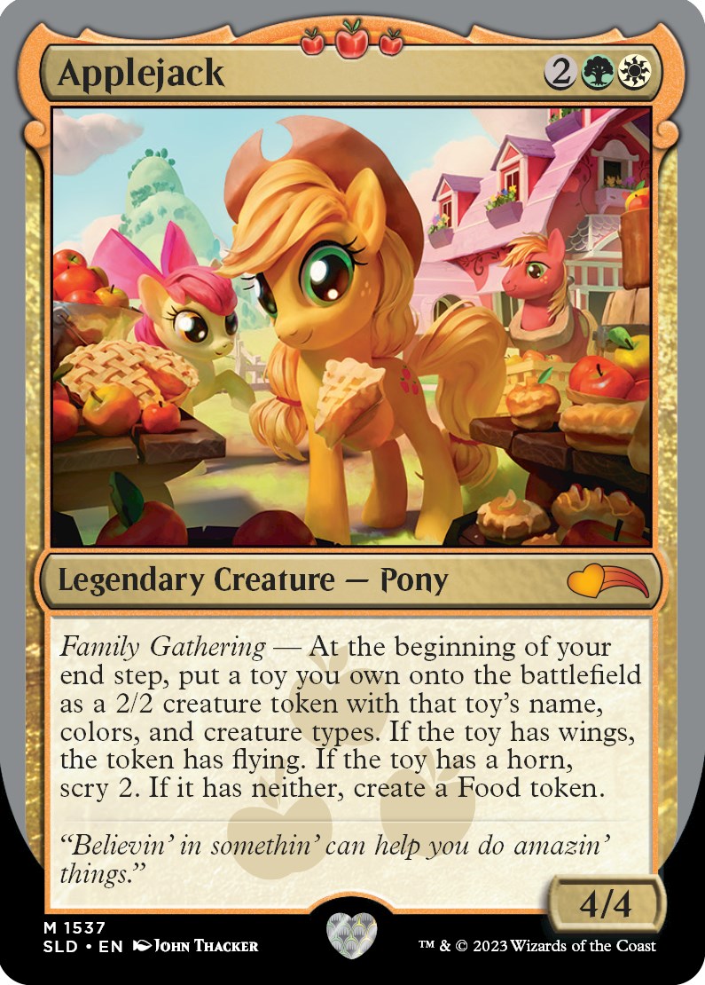 Applejack - Secret Lair Drop Series - Magic: The Gathering