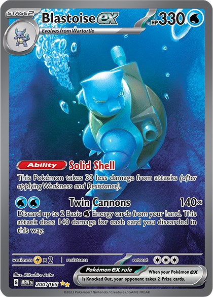 19+ Full Art Blastoise Ex 151