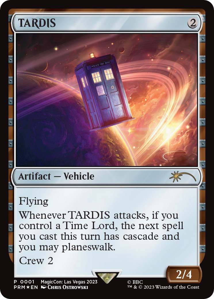 MtG TARDIS ハロー FOIL Magic con ラスベガス 限定 - マジック：ザ 