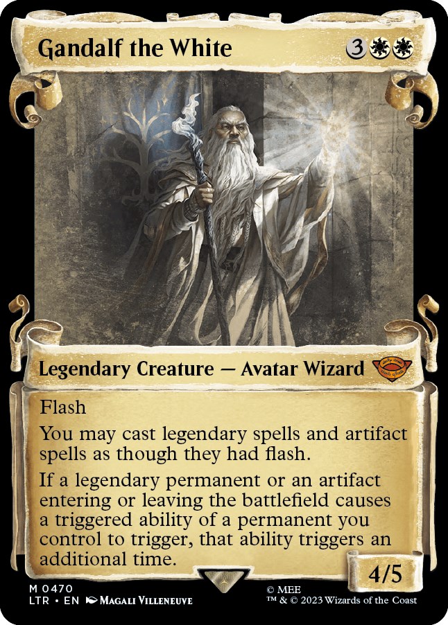 Gandalf the White (Showcase Scrolls) - Universes Beyond: The Lord of ...