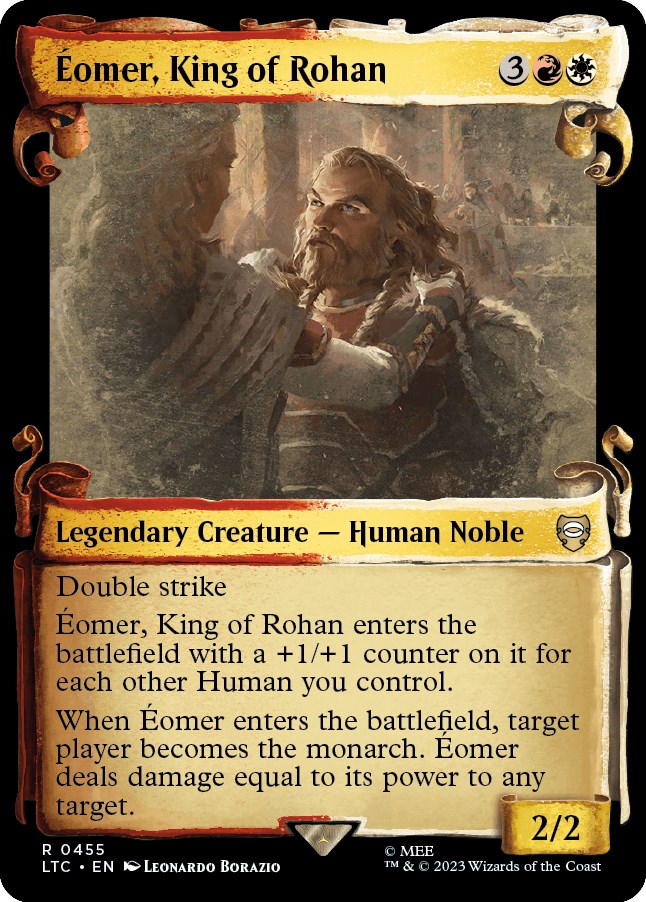 Eomer, King of Rohan (Showcase Scrolls) - Commander: The Lord of the ...