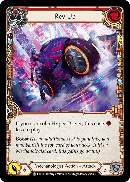 Rev Up (Red) - Bright Lights - Flesh and Blood TCG