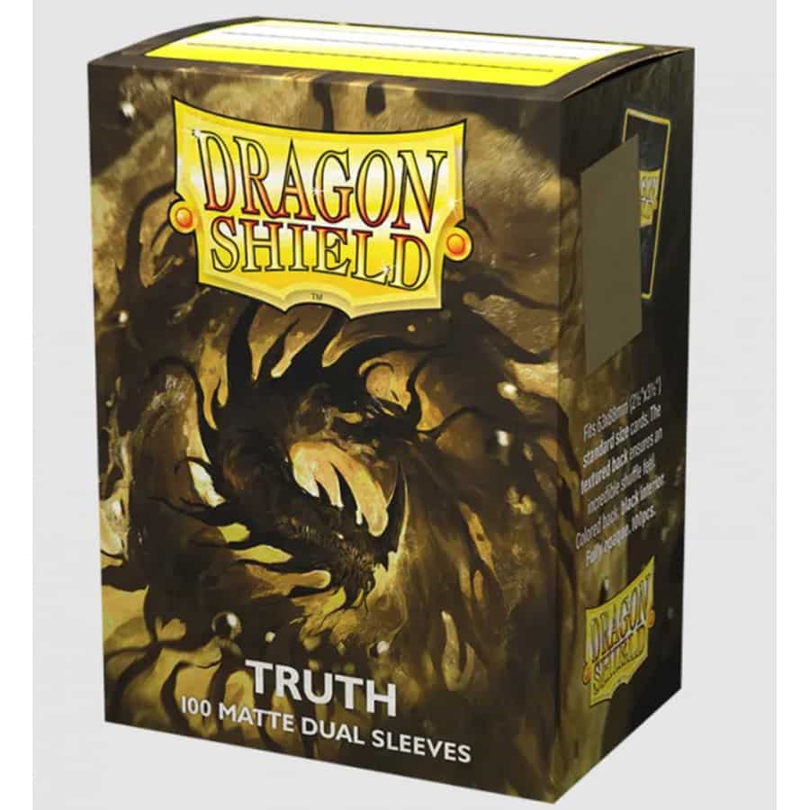 Dragon Shield Dual Matte Standard Sleeves Truth (100Pack) Dragon Shield Card Sleeves Card