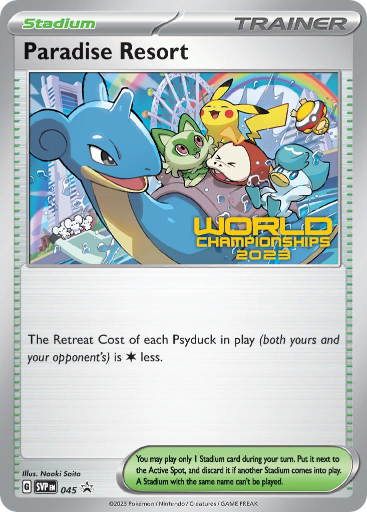 Paradise Resort card artwork