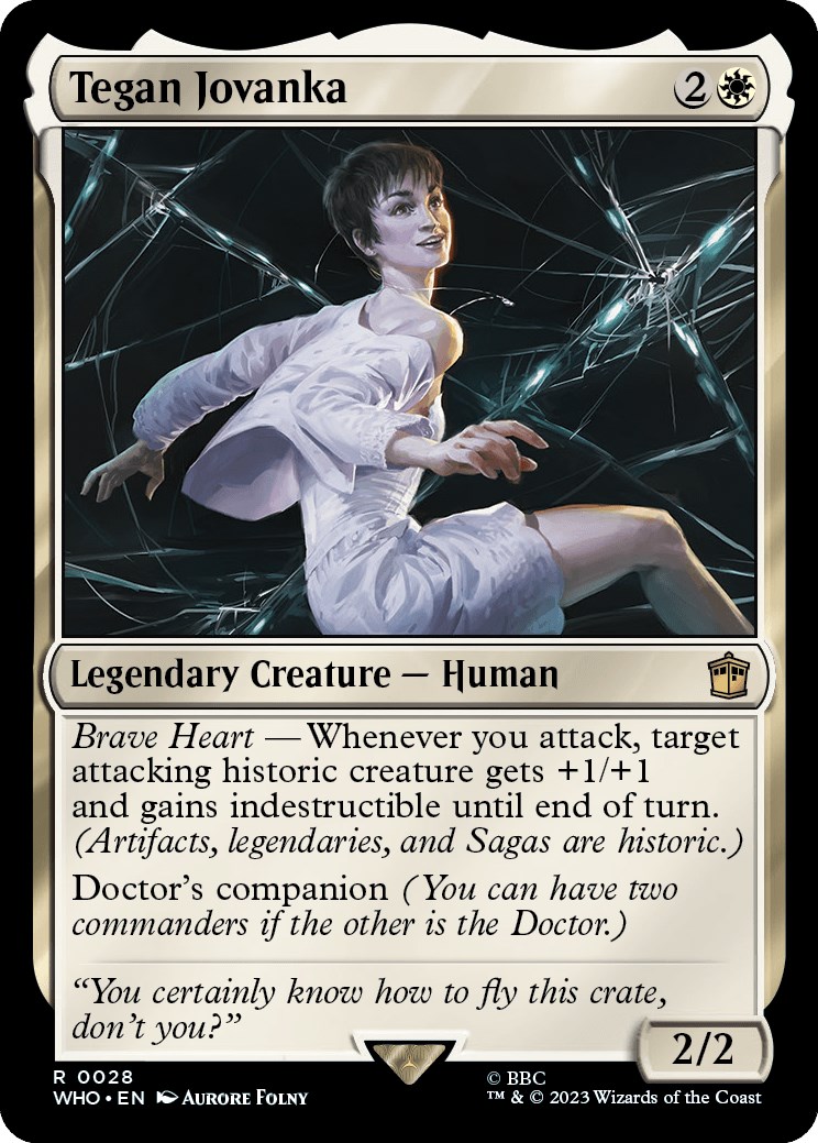 Tegan Jovanka Universes Beyond Doctor Who Magic The Gathering