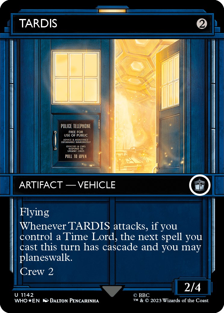 TARDIS (Showcase) (Surge Foil) - Universes Beyond: Doctor Who