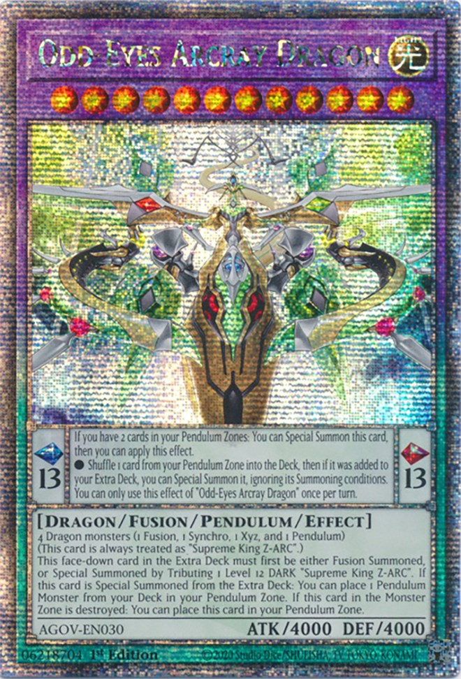 Odd-Eyes Arcray Dragon (Quarter Century Secret Rare)