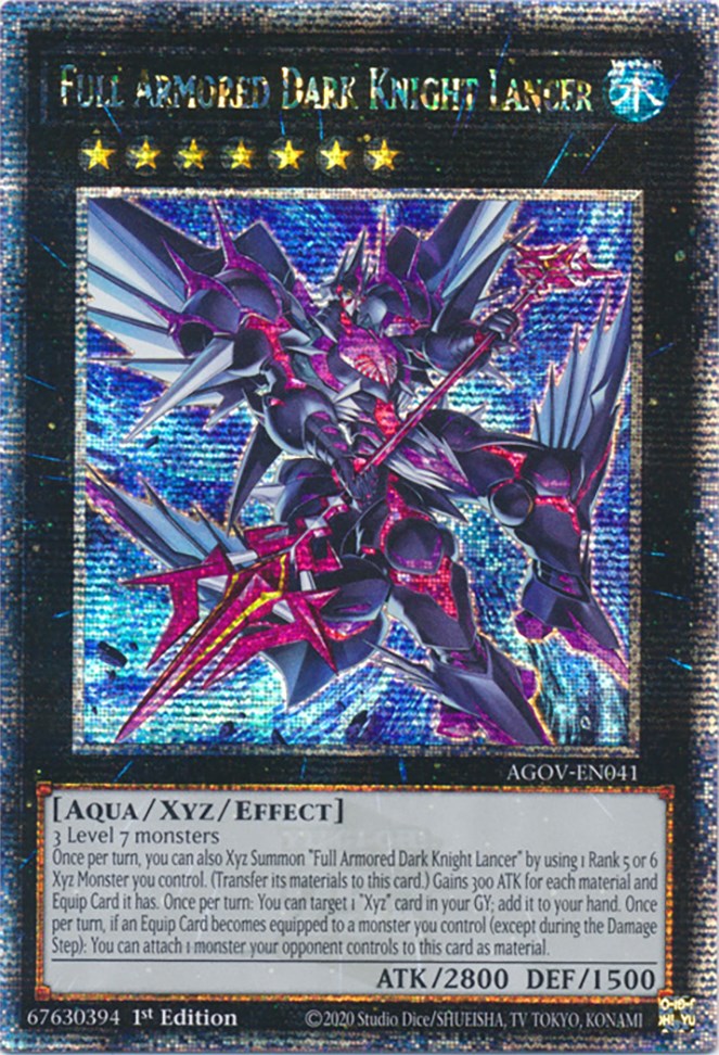 Full Armored Dark Knight Lancer (Quarter Century Secret Rare 