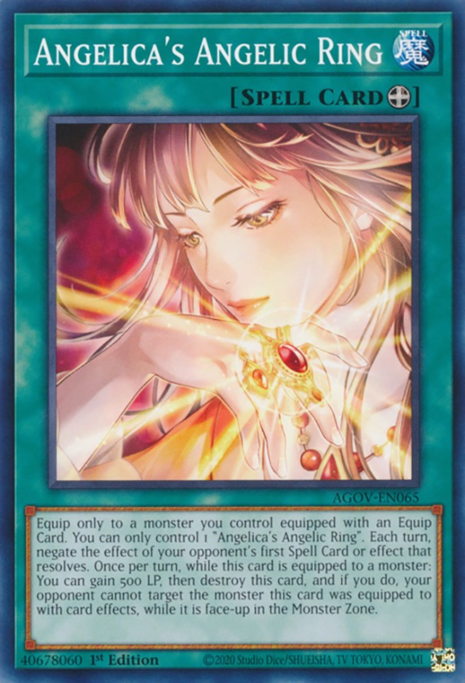 Angelicas Angelic Ring Age Of Overlord Yugioh 3816