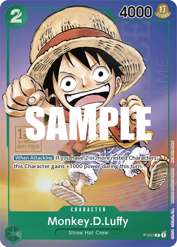 Monkey.D.Luffy (037) (1st Anniversary Tournament) - One Piece 