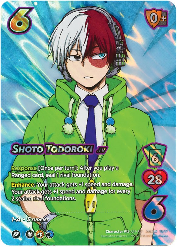 Shoto Todoroki 13/17 UniVersus My Hero Academia Jet Burn UniVersus