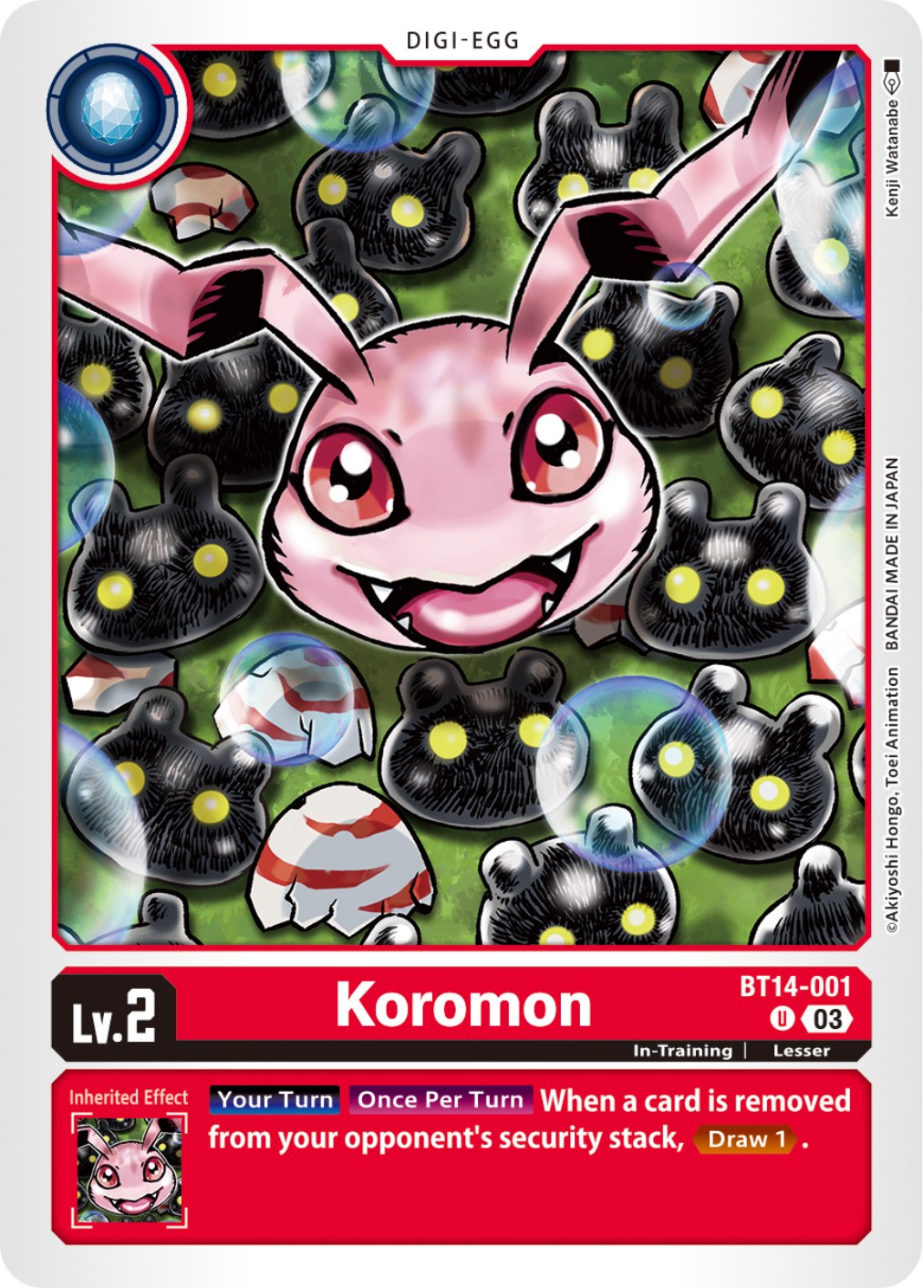 Koromon - Blast Ace - Digimon Card Game