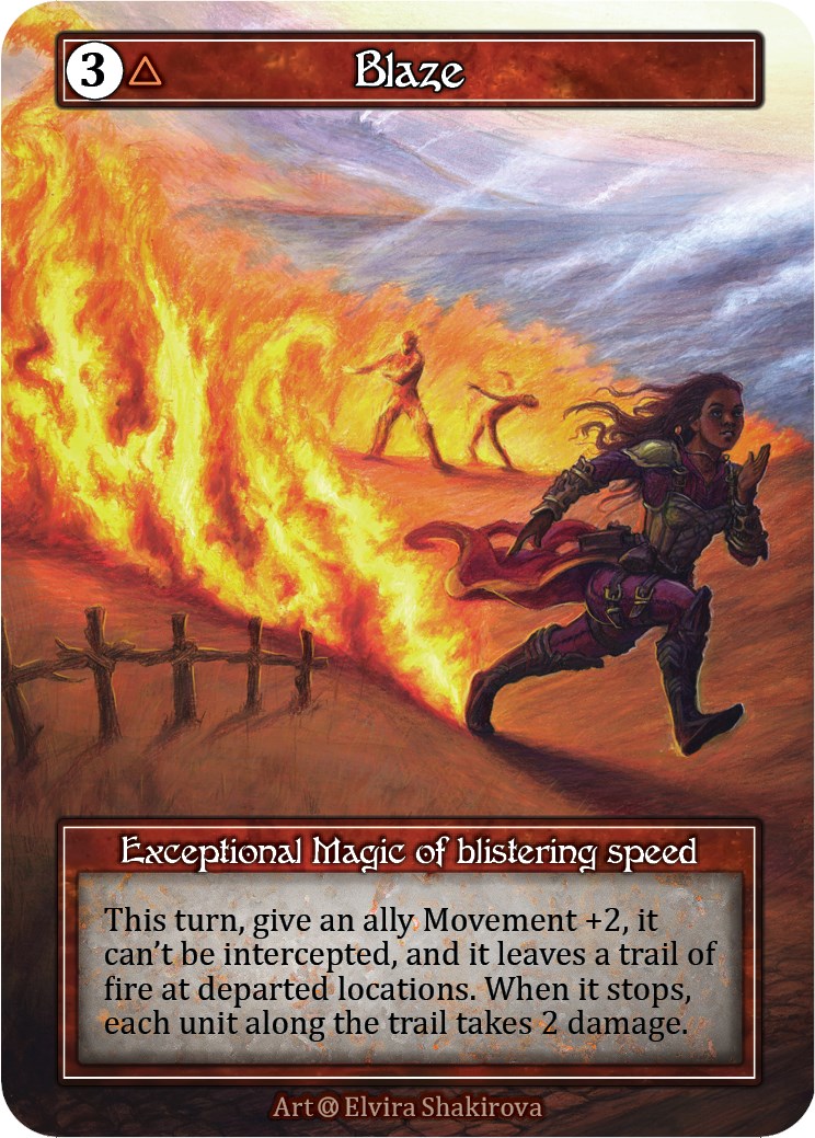 Blaze (Foil) - Alpha - Sorcery: Contested Realm