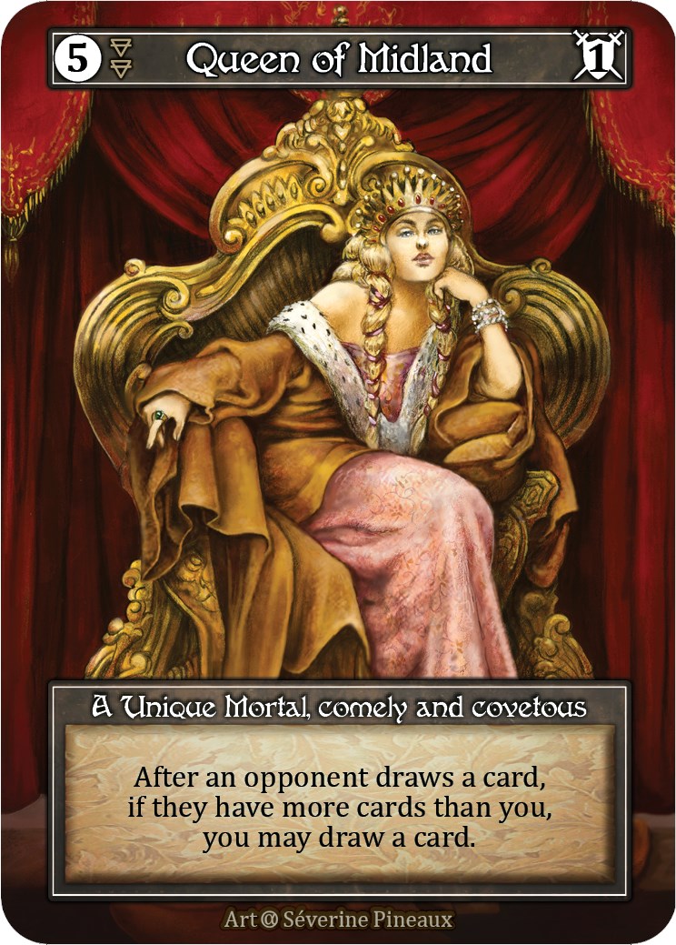 Queen of Midland (Foil) - Alpha - Sorcery: Contested Realm