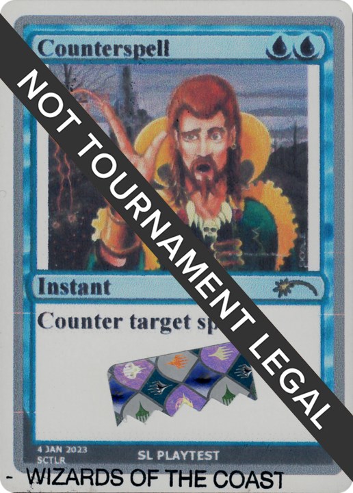 Counterspell (SL PLAYTEST) Secret Lair Drop Series Magic The Gathering
