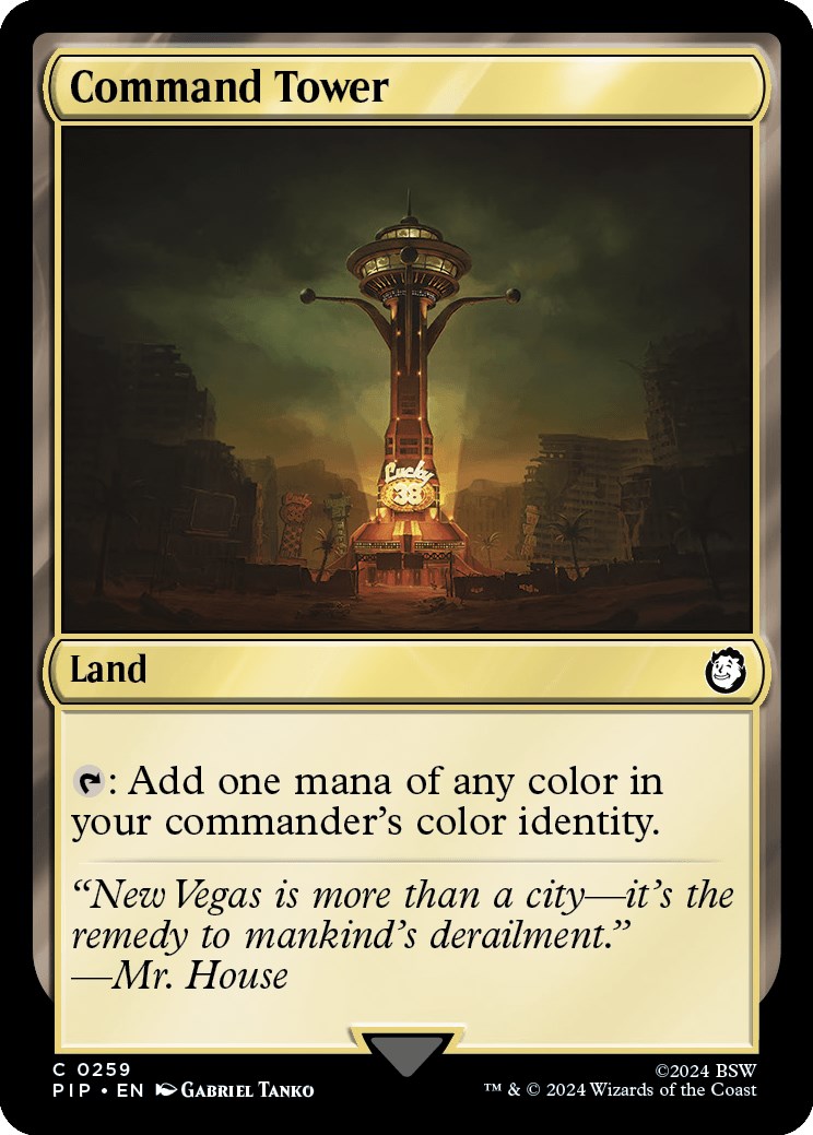 Command Tower - Universes Beyond: Fallout - Magic: The Gathering