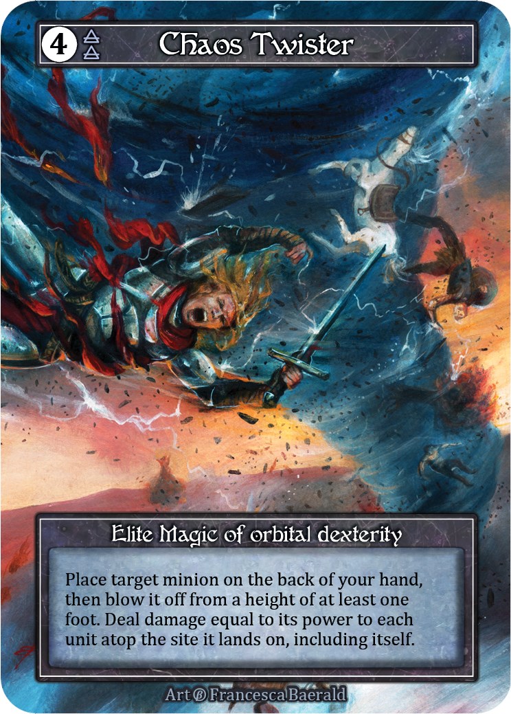 Chaos Twister (Foil) - Beta - Sorcery: Contested Realm