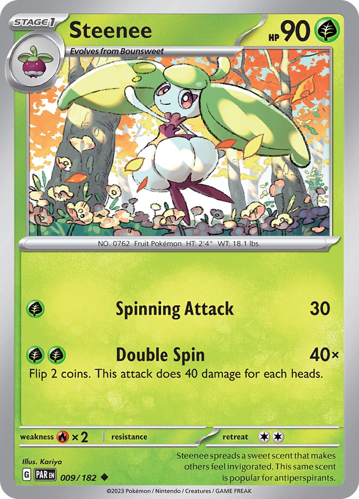 Steenee card artwork