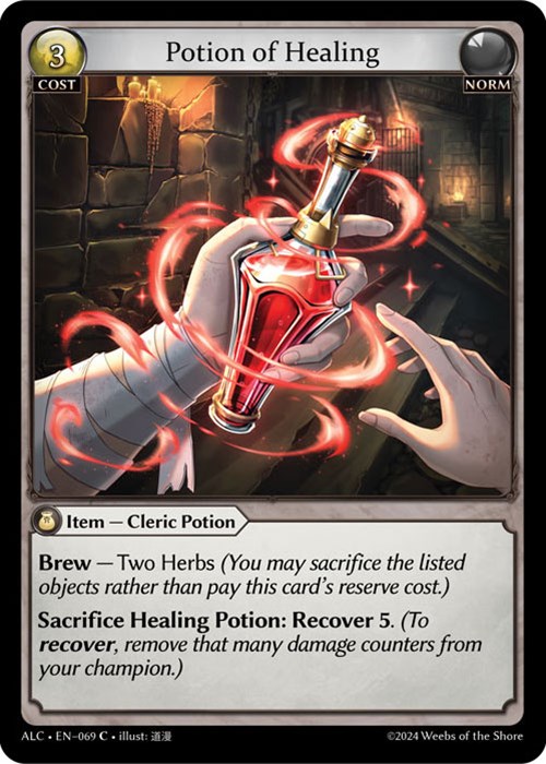 Potion of Healing - Alchemical Revolution - Grand Archive TCG