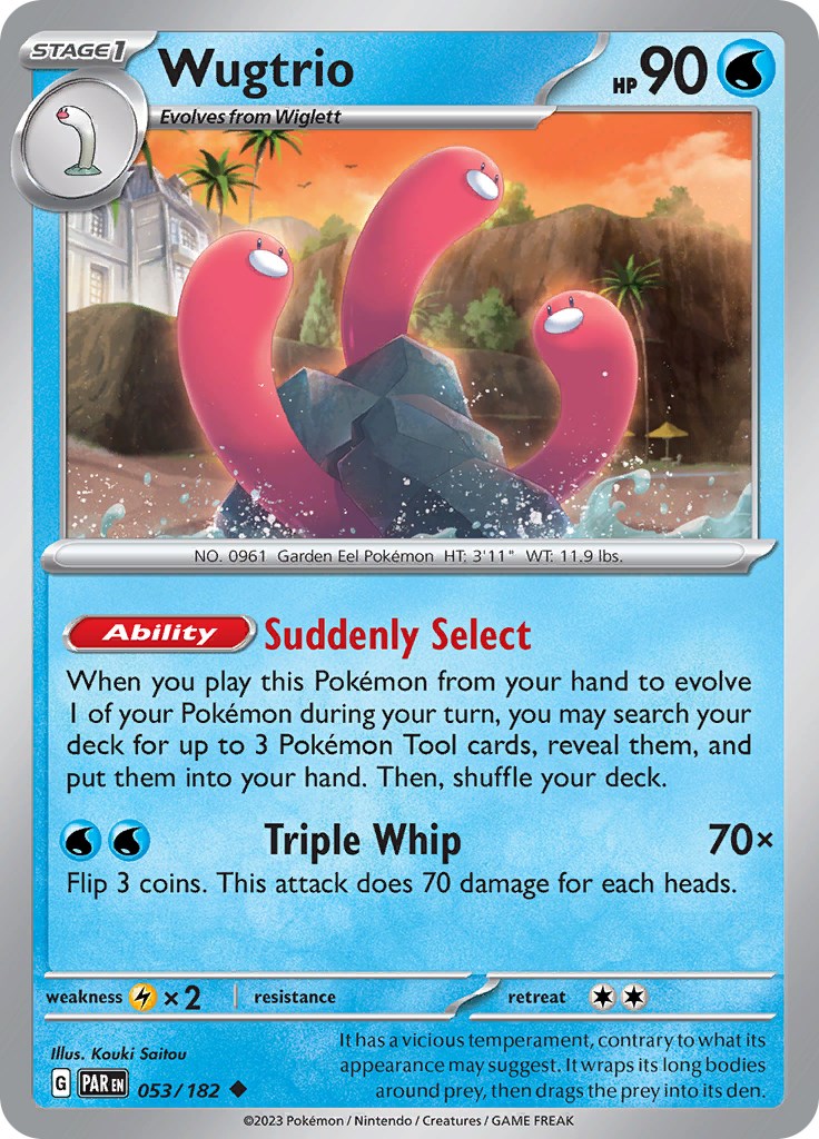 Wugtrio card artwork