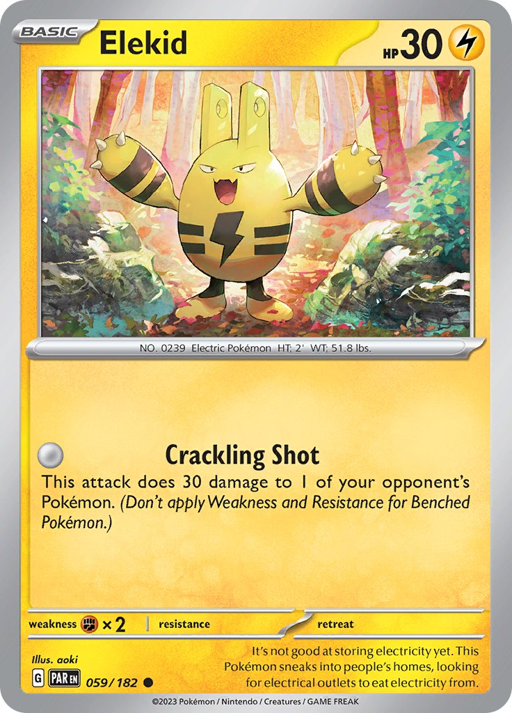 Elekid card artwork