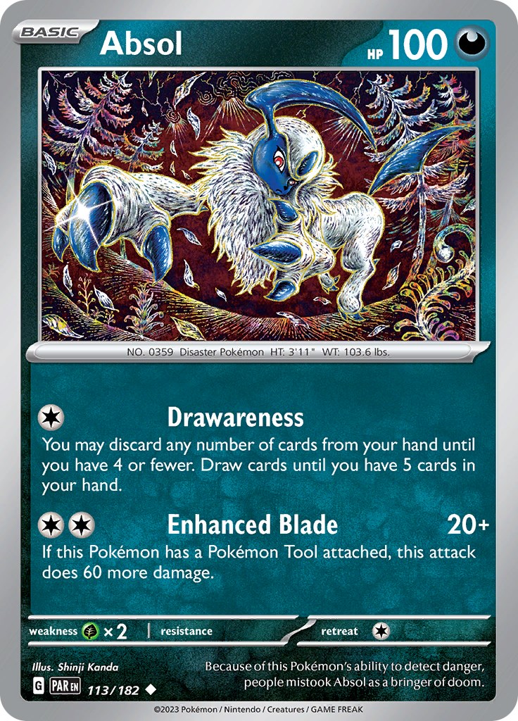 Absol card artwork