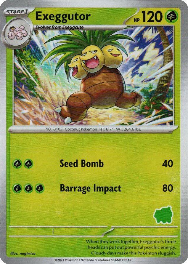 Exeggutor card artwork