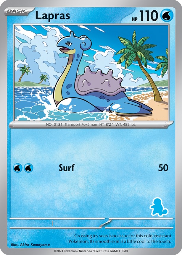 Lapras card artwork