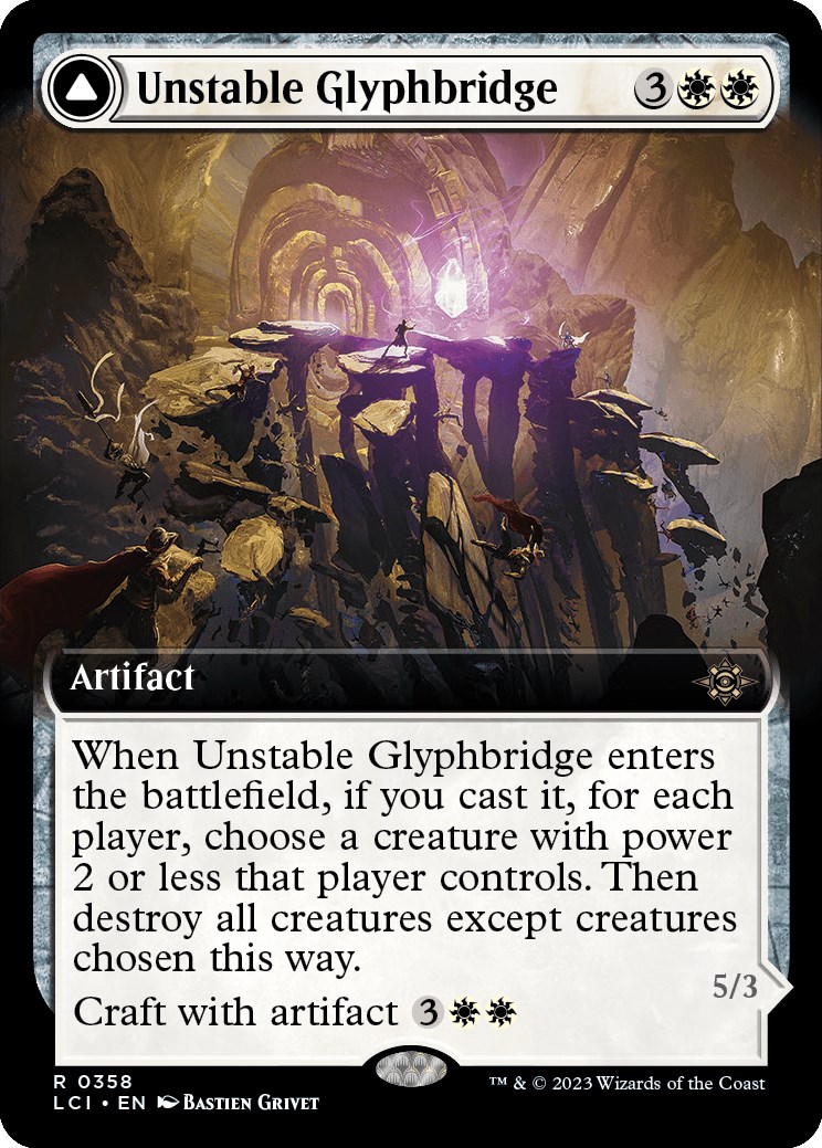 Unstable Glyphbridge (Extended Art) - The Lost Caverns of Ixalan - Magic: The  Gathering