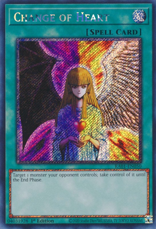 Change Of Heart (Platinum Secret Rare) - 25th Anniversary Rarity ...