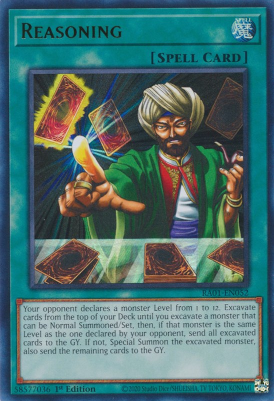 Reasoning (UR) - 25th Anniversary Rarity Collection - YuGiOh