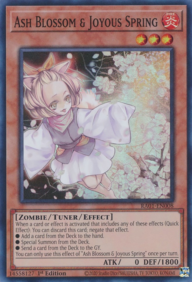 Character Art Yu-gi-oh Card Sleeves Official Yu-Gi-Oh! Ash Blossom Card  Sleeves  Deck Protectors, 50 Count, Perfect For Collectors & Players  Official Card Sleeves