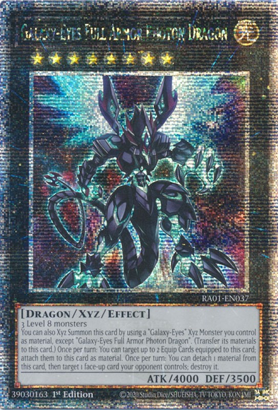 Galaxy-Eyes Full Armor Photon Dragon (Quarter Century Secret Rare ...