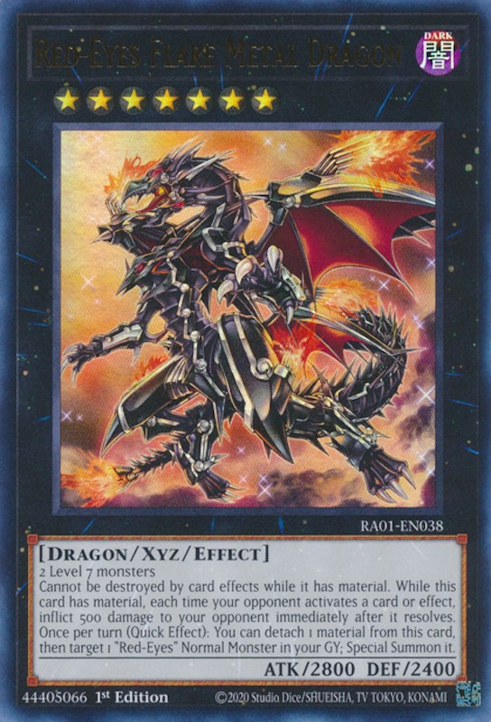 Red-Eyes Flare Metal Dragon (UR) - 25th Anniversary Rarity Collection ...