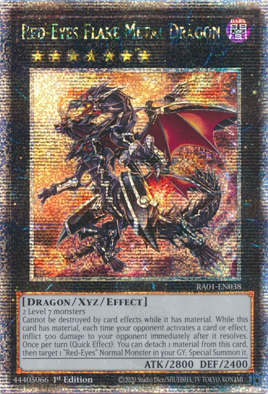 Red-Eyes Flare Metal Dragon (Quarter Century Secret Rare) - 25th 
