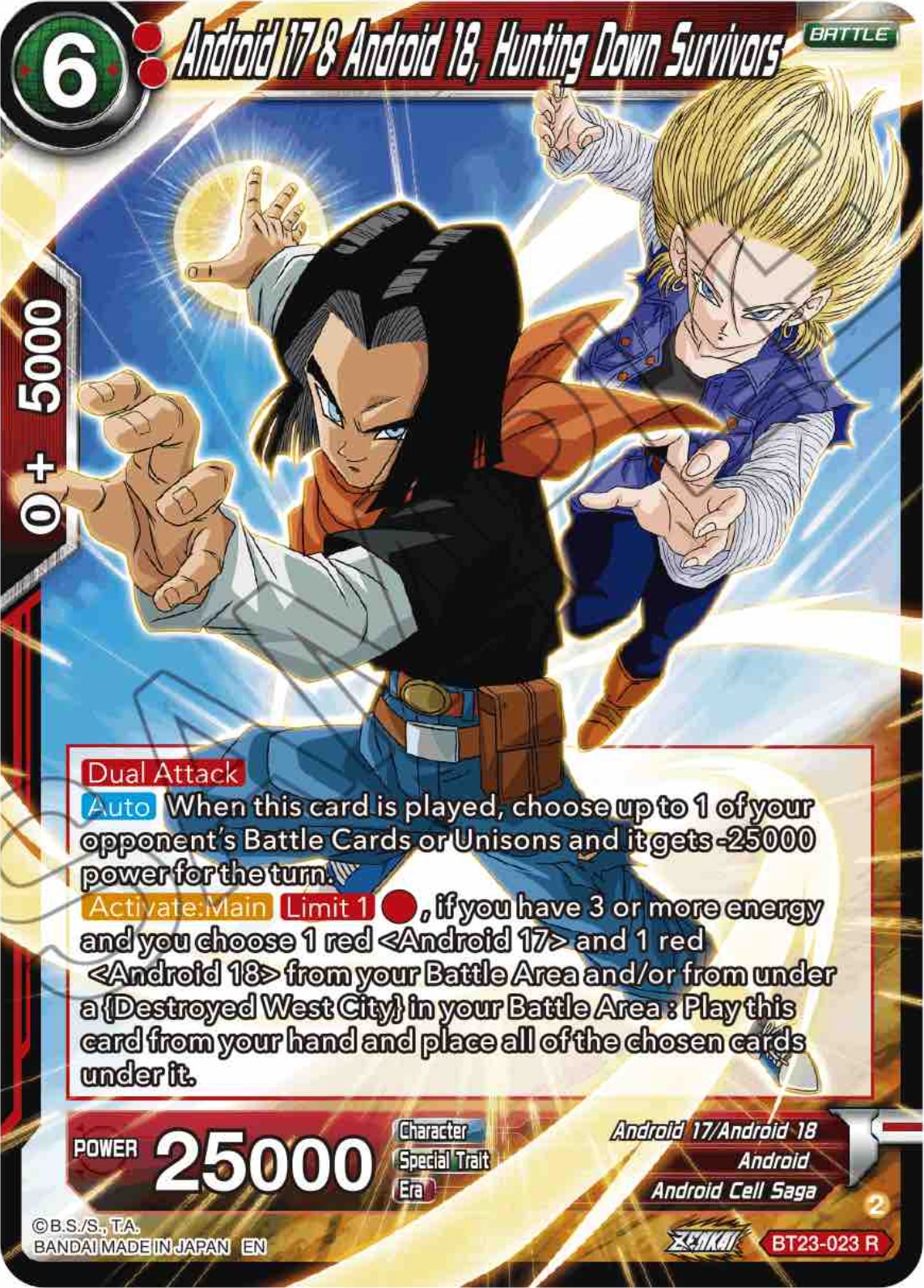 Android 17 & Android 18, Hunting Down Survivors - Perfect Combination -  Dragon Ball Super: Masters