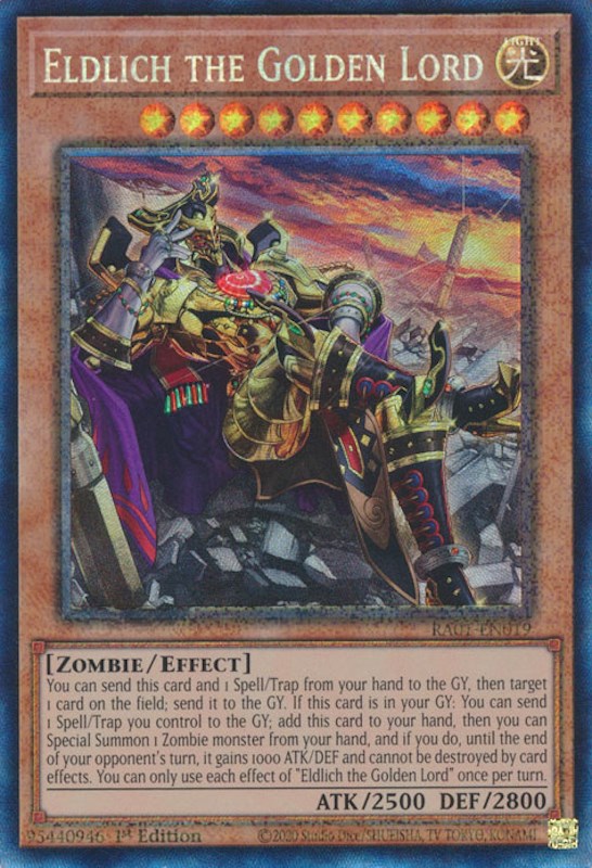 Eldlich the Golden Lord (Alternate Art) (PCR) 25th Anniversary Rarity