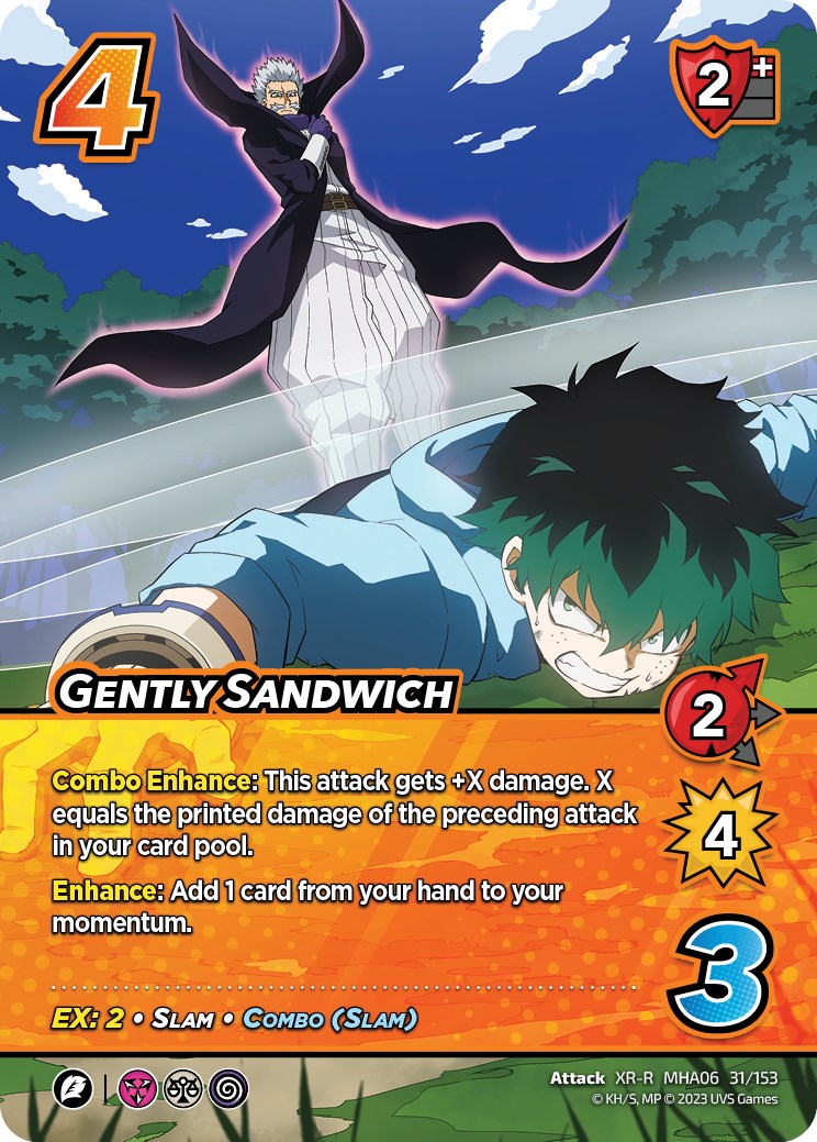 Gently Sandwich (XR) UniVersus My Hero Academia Jet Burn UniVersus