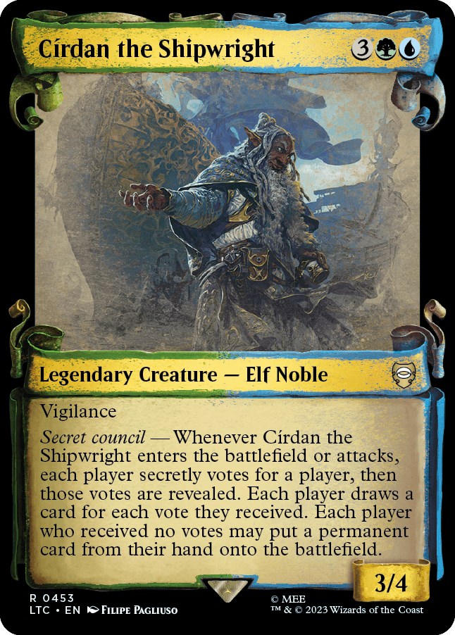 Cirdan the Shipwright (Showcase Scrolls) - Commander: The Lord of the ...