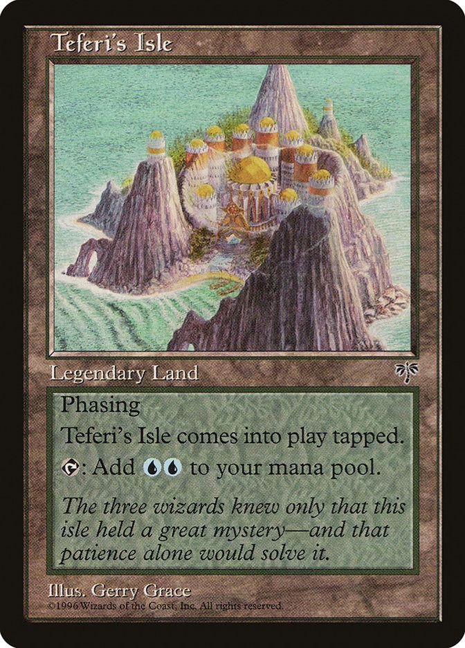 Magic the Gathering MTG Mirage TEFERI'S ISLE Portuguese