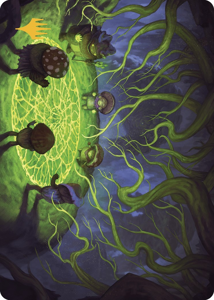 Growing Rites of Itlimoc Art Card (GoldStamped Planeswalker Symbol) Art Series The Lost