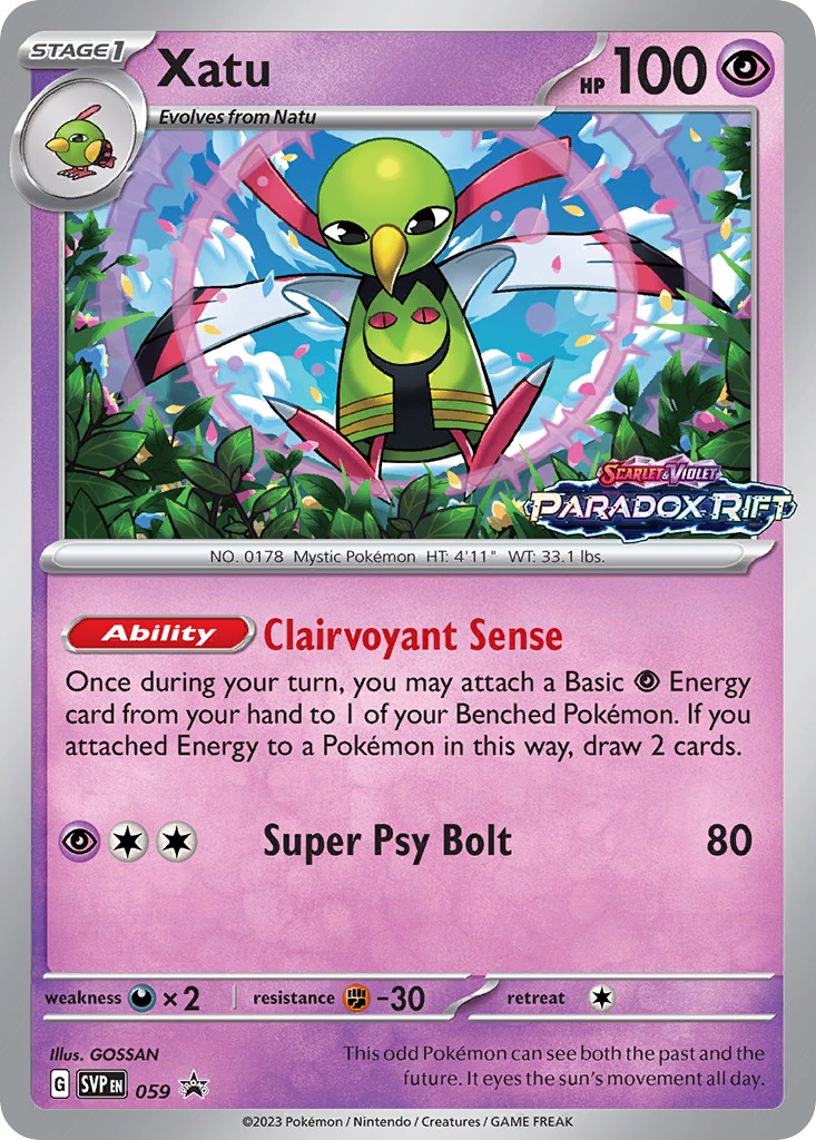 Xatu - 059 - SV: Scarlet & Violet Promo Cards - Pokemon