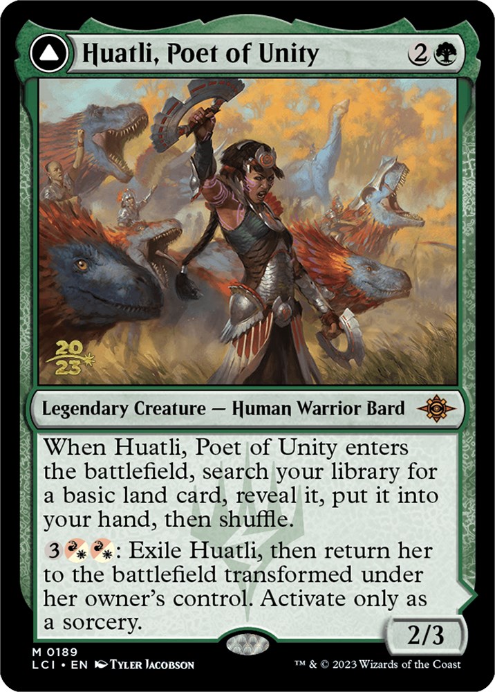 Huatli, Poet of Unity - Prerelease Cards - Magic: The Gathering