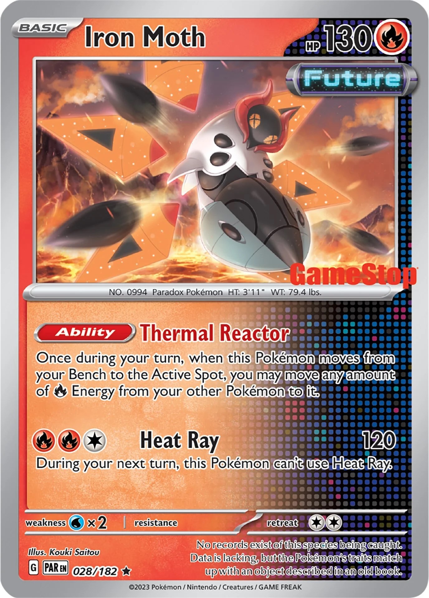 Iron Moth - 028/182 (Gamestop Promo) - Miscellaneous Cards & Products ...