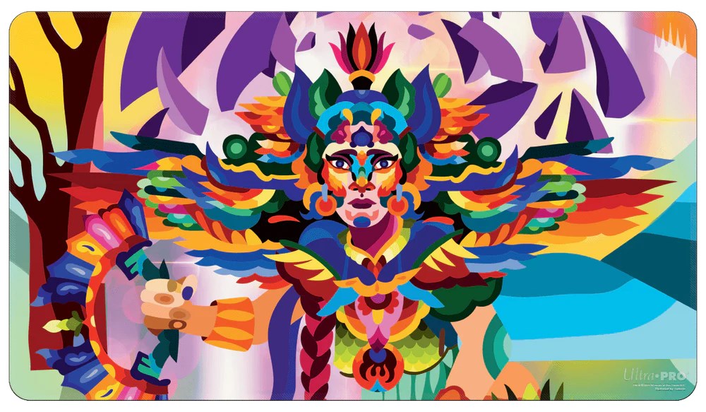 The Lost Caverns of Ixalan Huatli Poet of Unity Playmat for Magic The Gathering