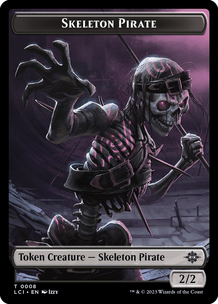 Skeleton Pirate Token - The Lost Caverns of Ixalan - Magic: The Gathering