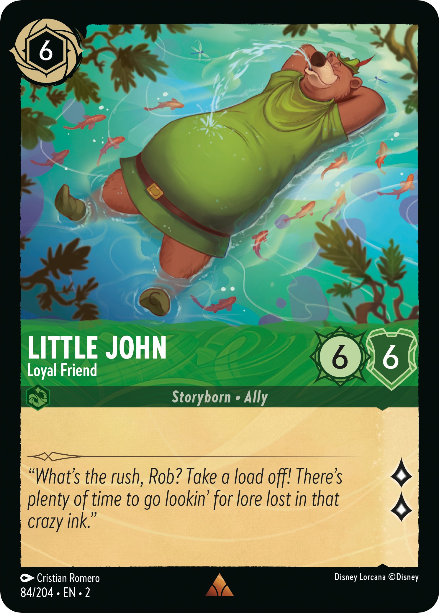 Little John - Loyal Friend - Rise of the Floodborn - Disney Lorcana