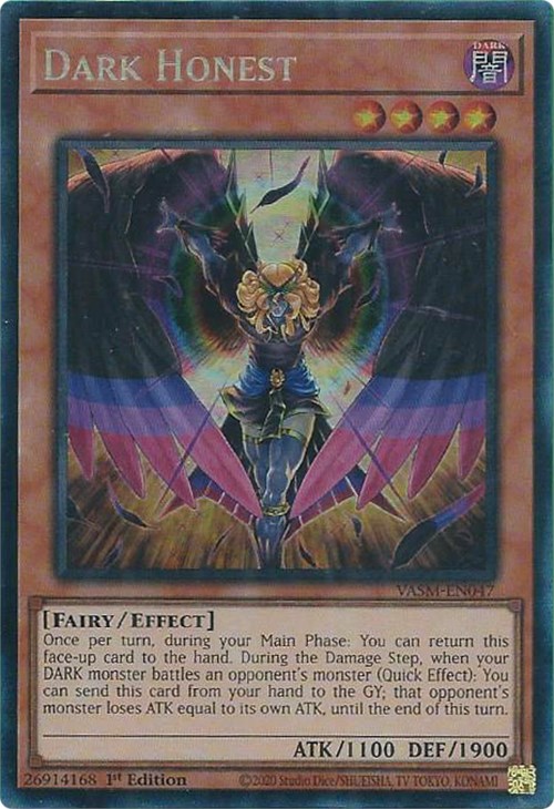 Dark Honest (CR) Valiant Smashers YuGiOh