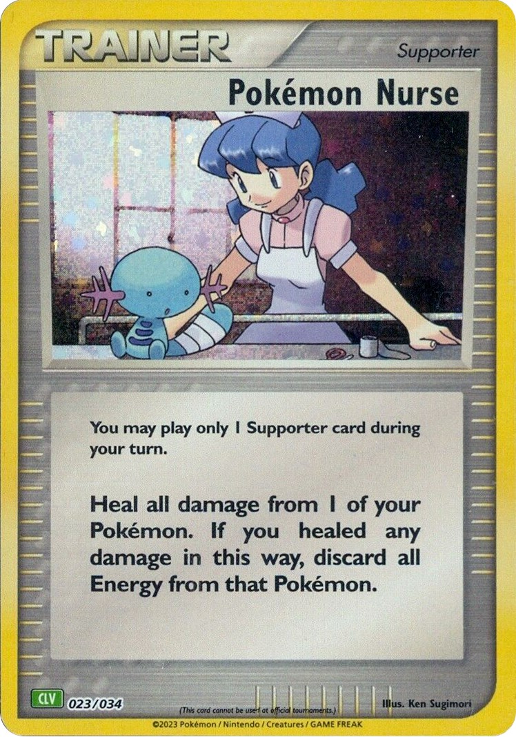 Pokemon Nurse card artwork